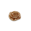 S4 - ROSA DE CETIM DOURADA diâmetro 7cm