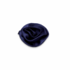 S6 - ROSA DE CETIM AZUL ESCURO diâmetro 7cm